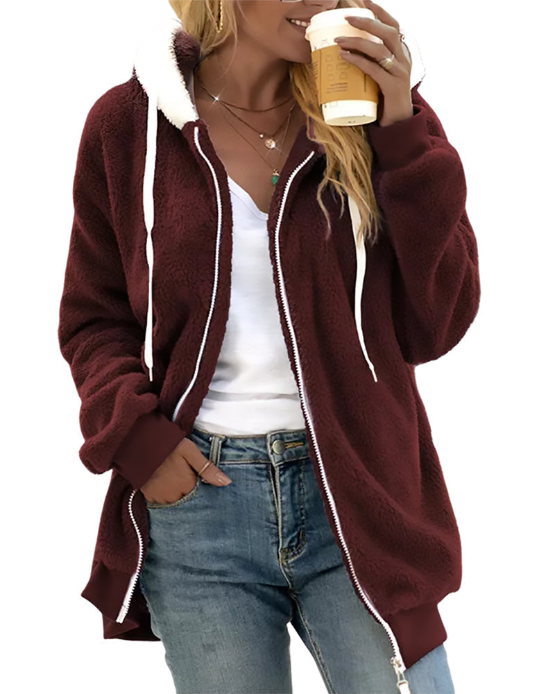 Theresa - Fleece Zip Hoodie