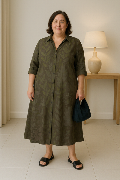 Colorful Tummy Covering Dress | TULIP