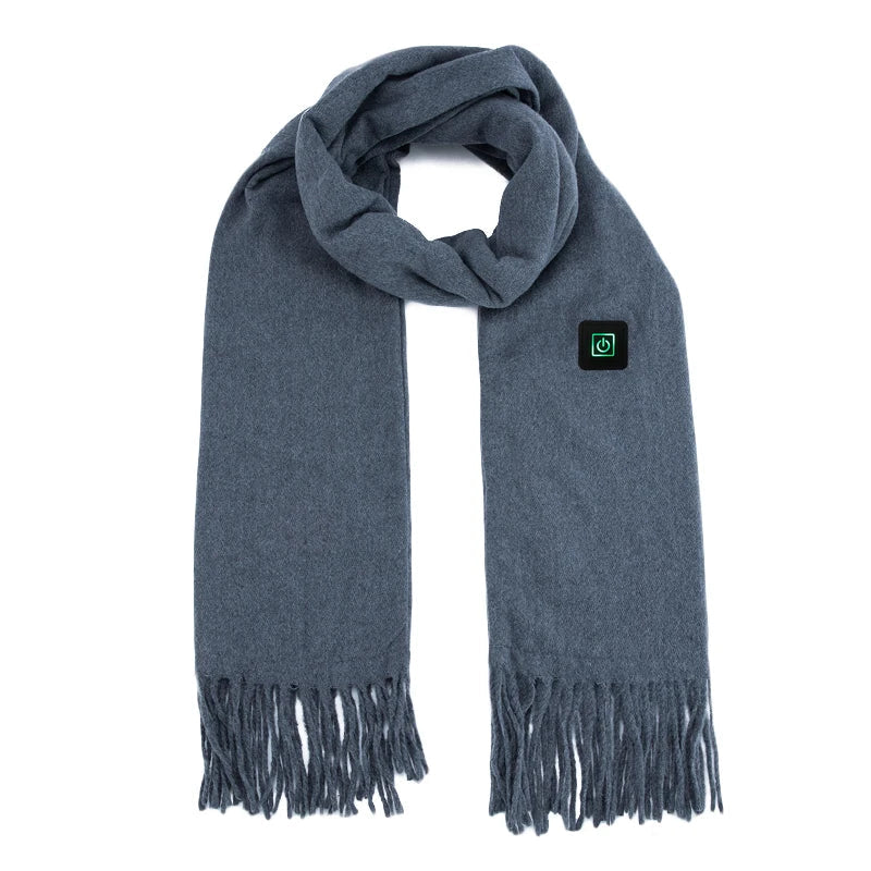 Winter USB Heated Scarf – Cozy Neck & Shoulder Warmer