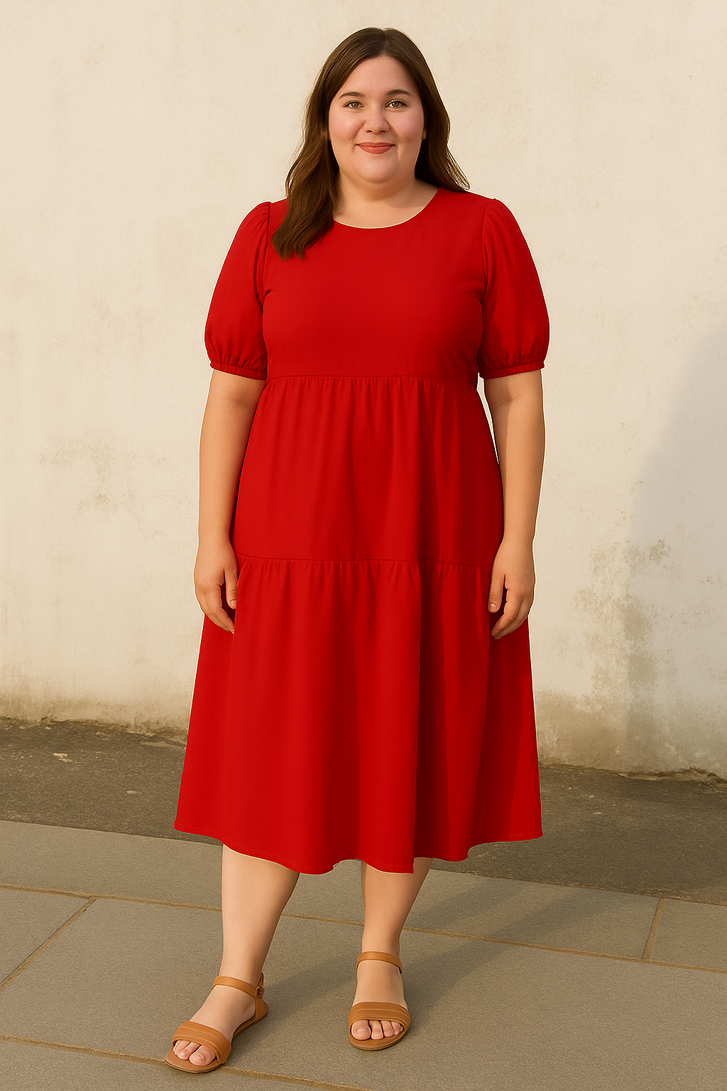 O-neck Tummy Covering Dress | NAIROBI