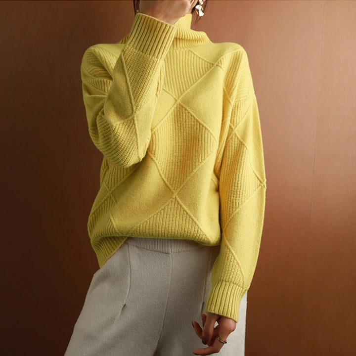 Martha - Diamond Knit Sweater