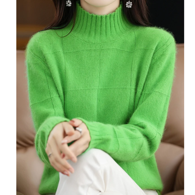Jasmine - Windproof Turtleneck Sweater