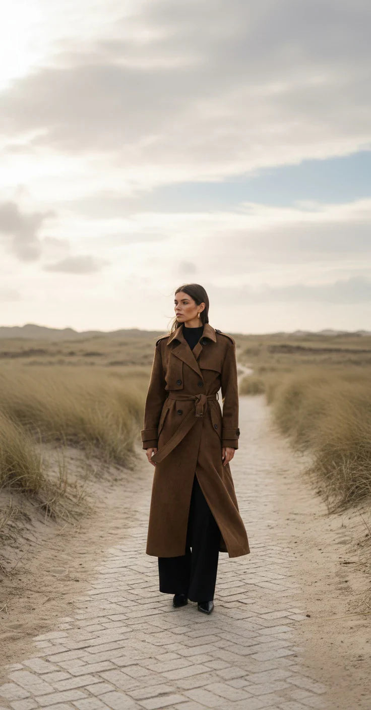 AGNES™ | Trench Coat Winter Jacket