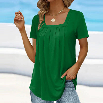 Joyce - Casual Pleated Blouse