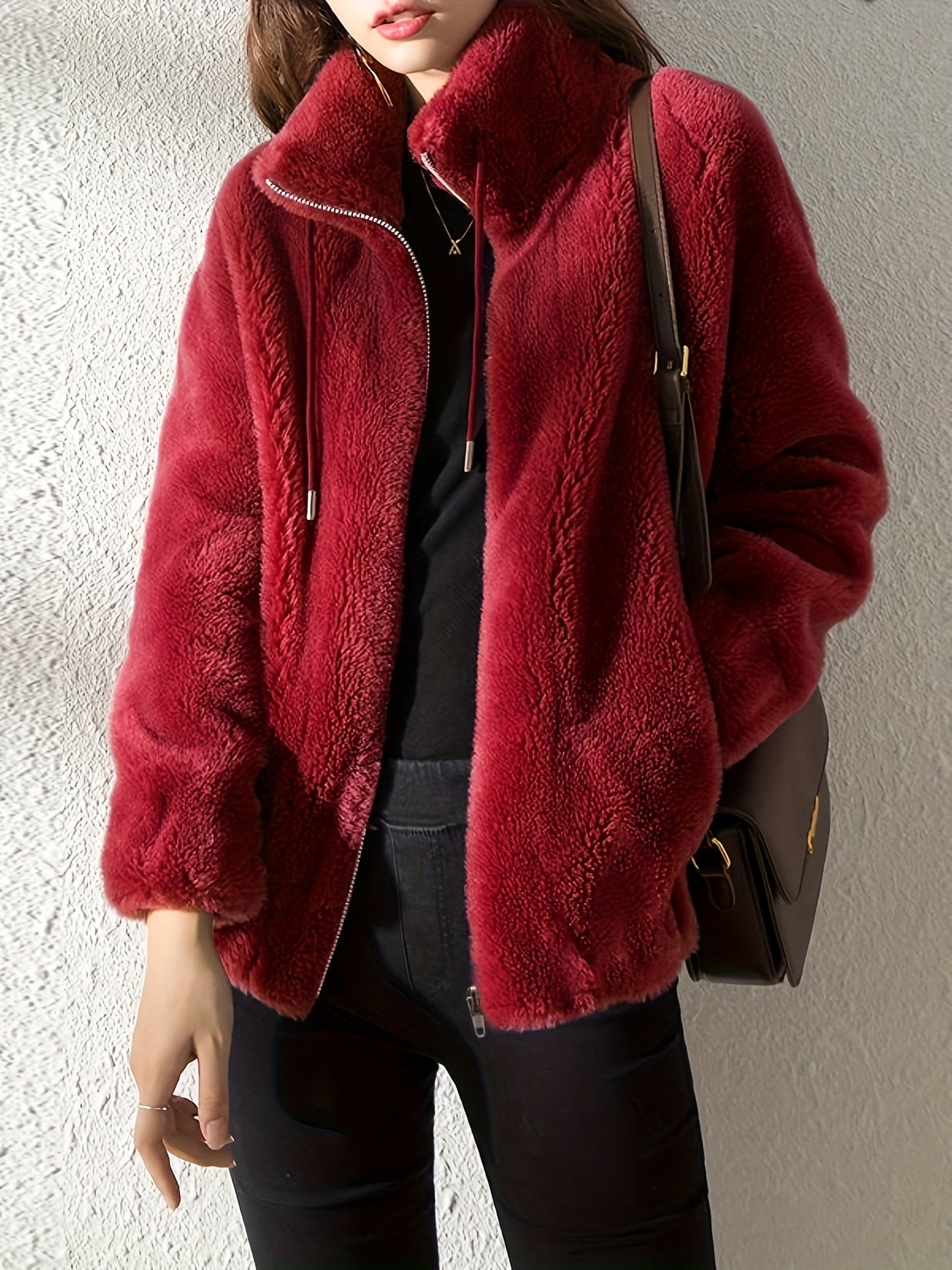 Alina – Soft Teddy Coat