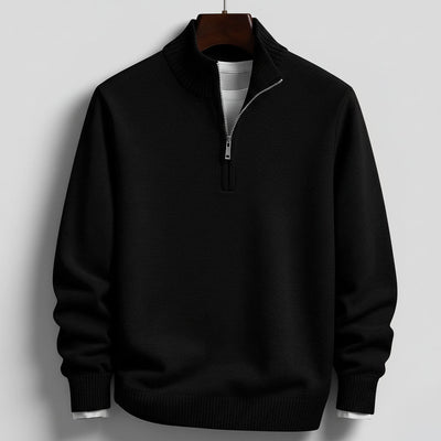 Dorian Cotton Half-Zip Sweater