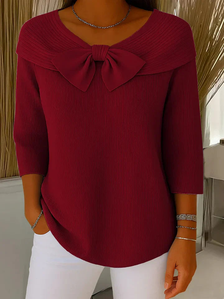 Clara – Jumper with bow detail