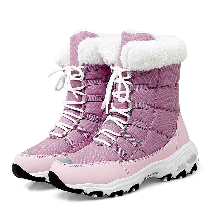 Moipheng | Waterproof Plush-Lined Ankle Boots
