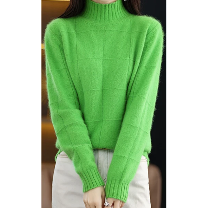 Jasmine - Windproof Turtleneck Sweater