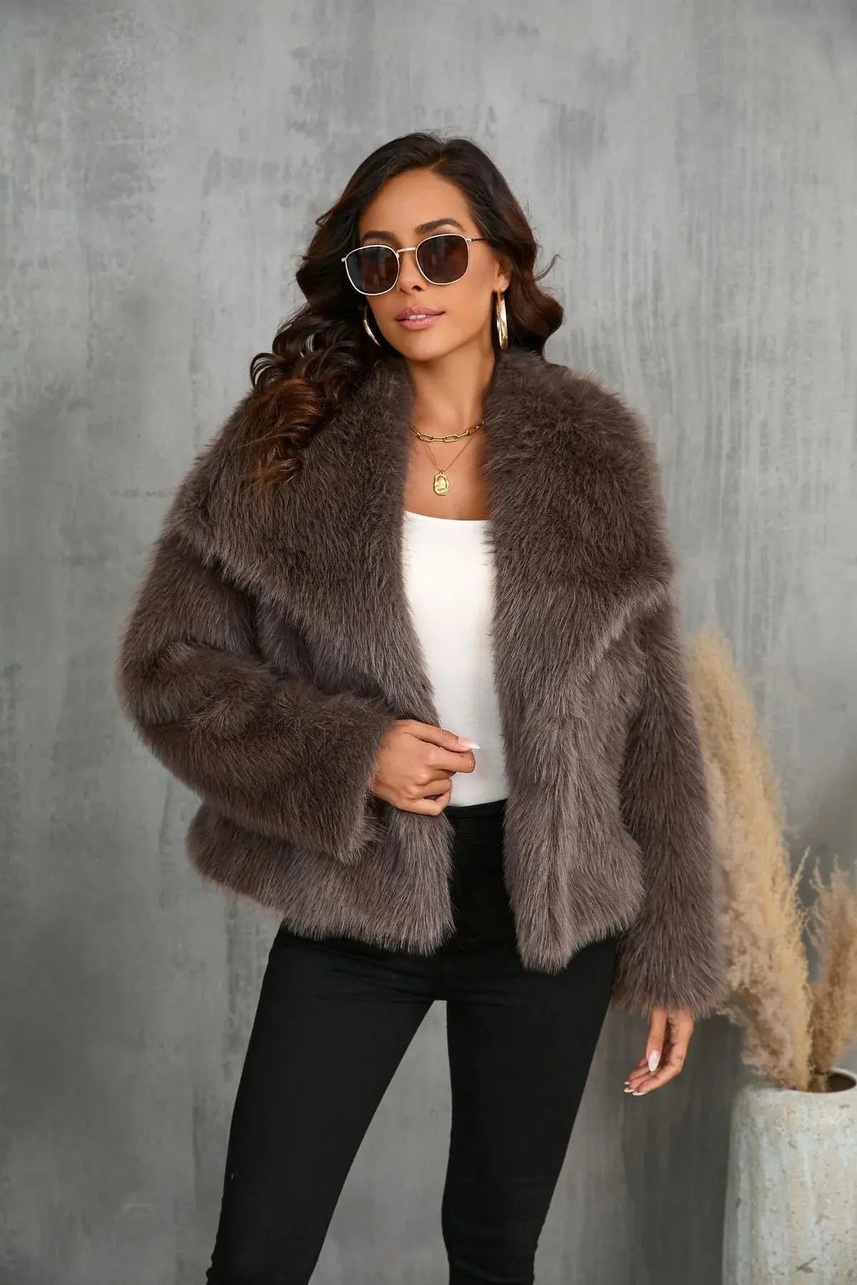 MACY™ | Faux Fur Winter Coat