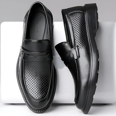 Alessio Aero‑Leather Loafers