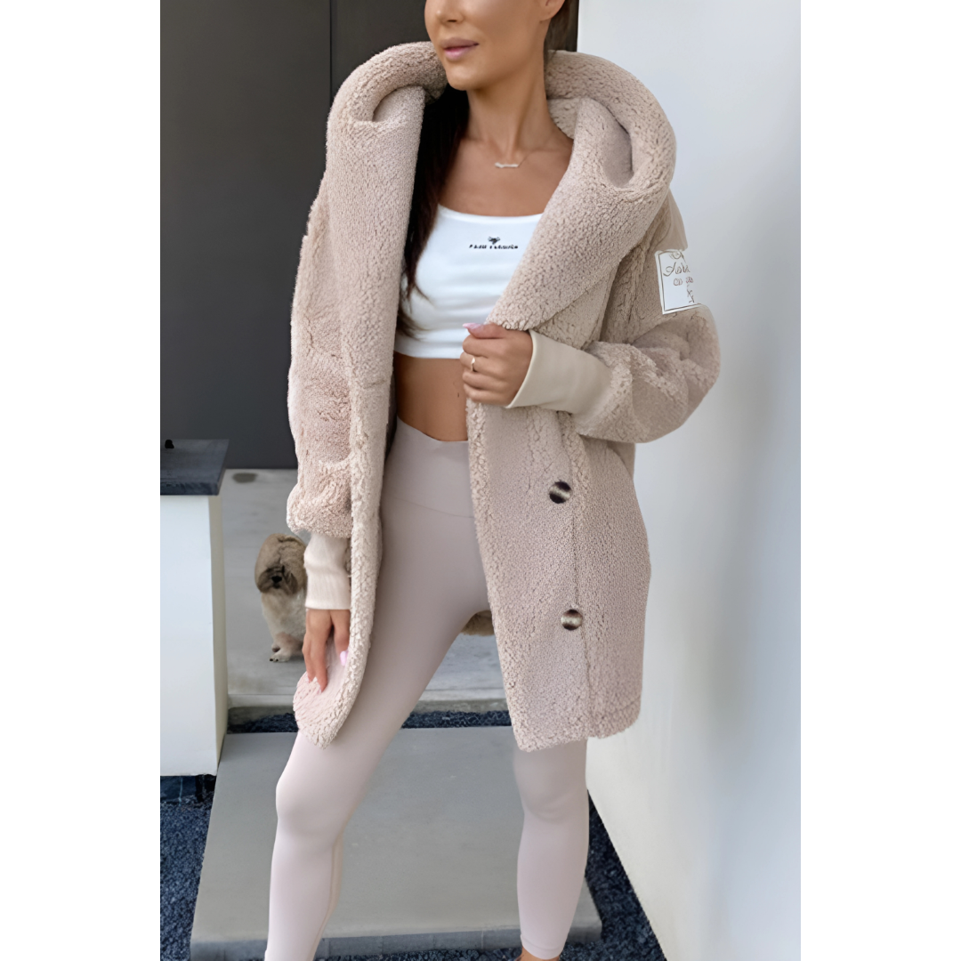 LEYA | Plush Hooded Jacket