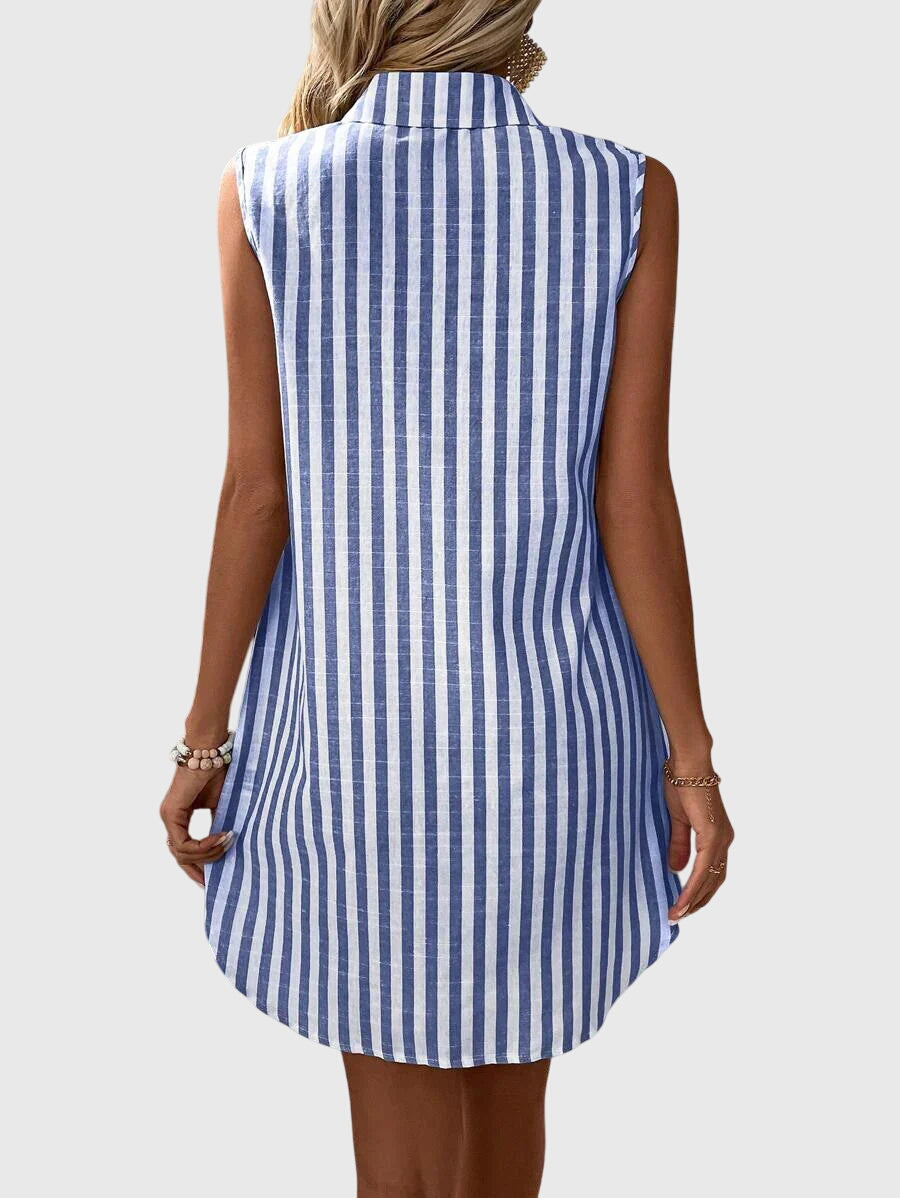 LYRA | STRIPED SHIRT DRESS