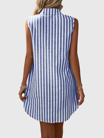 LYRA | STRIPED SHIRT DRESS