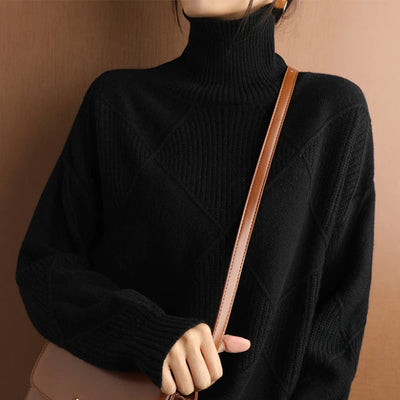Martha - Diamond Knit Sweater