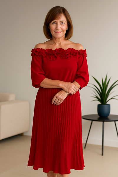 Aria | Stunning Off Shoulder Maxi Dress