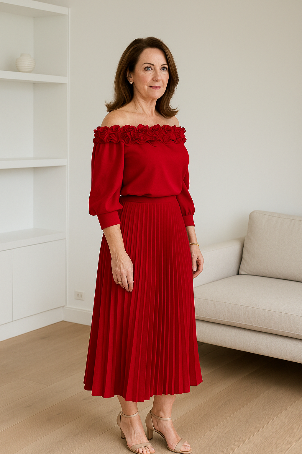 Aria | Stunning Off Shoulder Maxi Dress