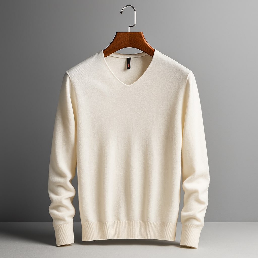 Matteo Wool-Cashmere V-Neck