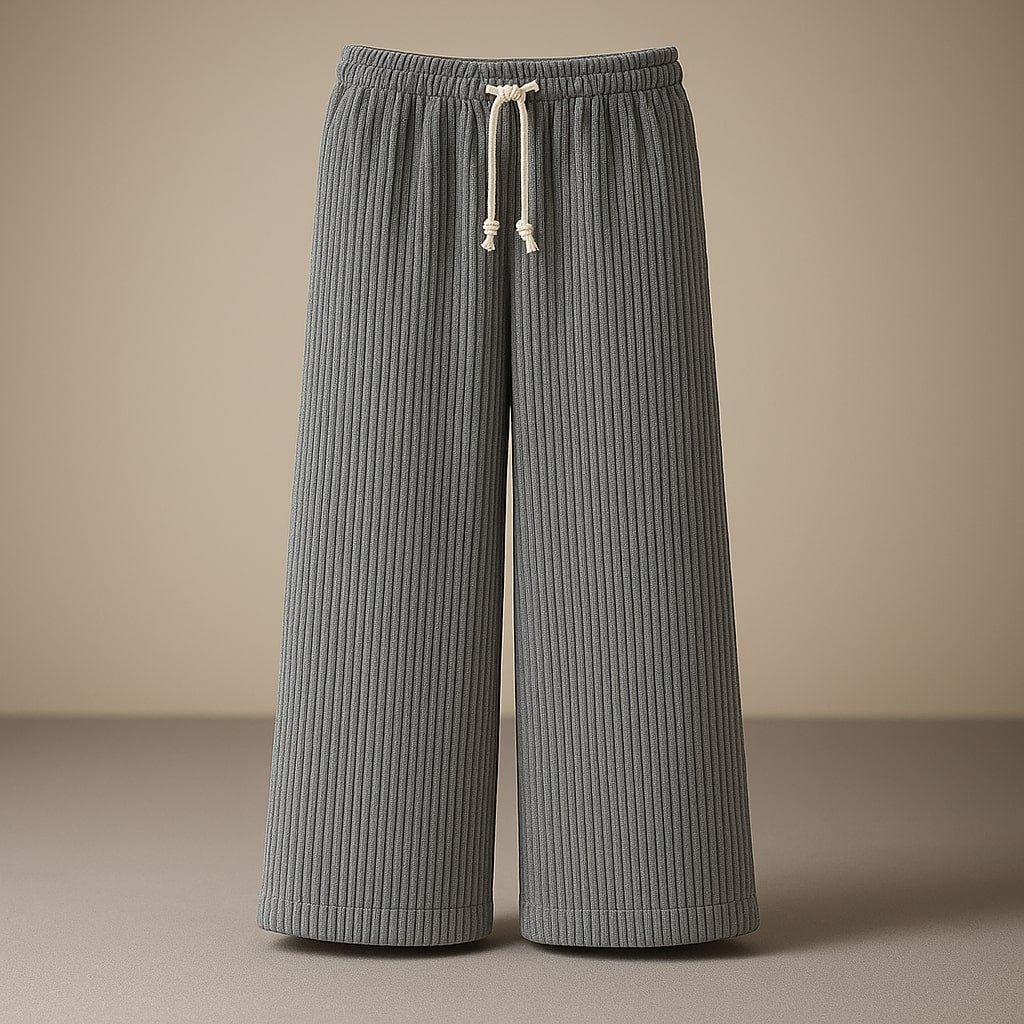 Alessio Ribbed Cotton Trousers