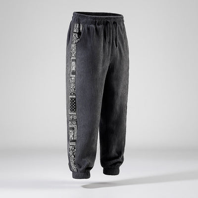 Dario Ribbed Track Pants