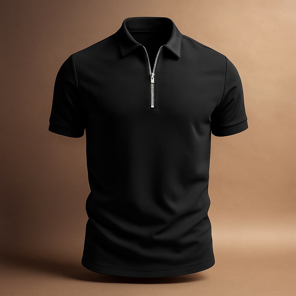 Alessio Zip Polo Shirt