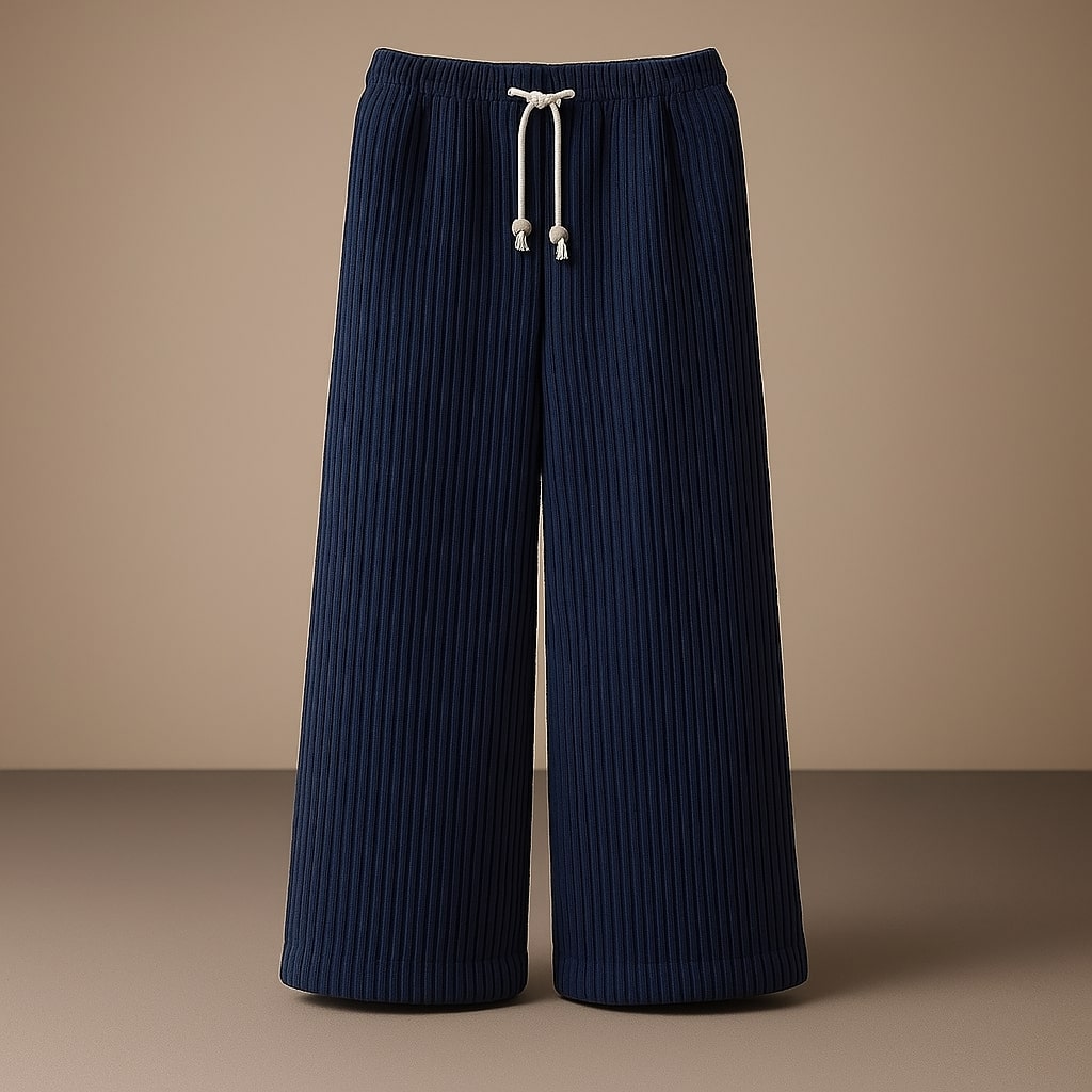 Alessio Ribbed Cotton Trousers