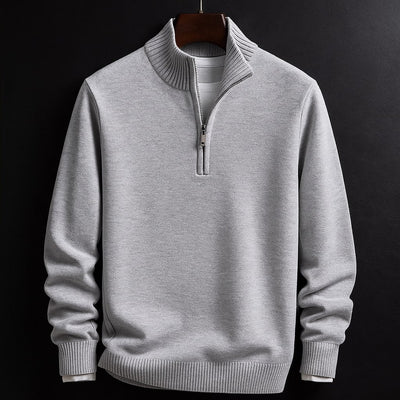 Dorian Cotton Half-Zip Sweater