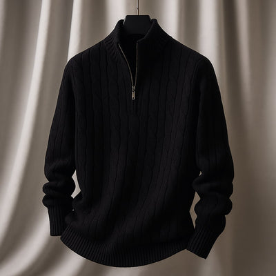 Silvio Cable Half-Zip Sweater