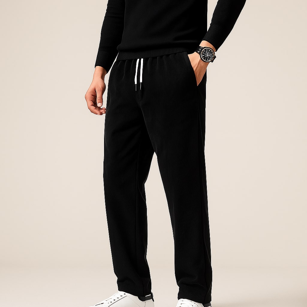 Elio Corduroy Drawstring Trousers