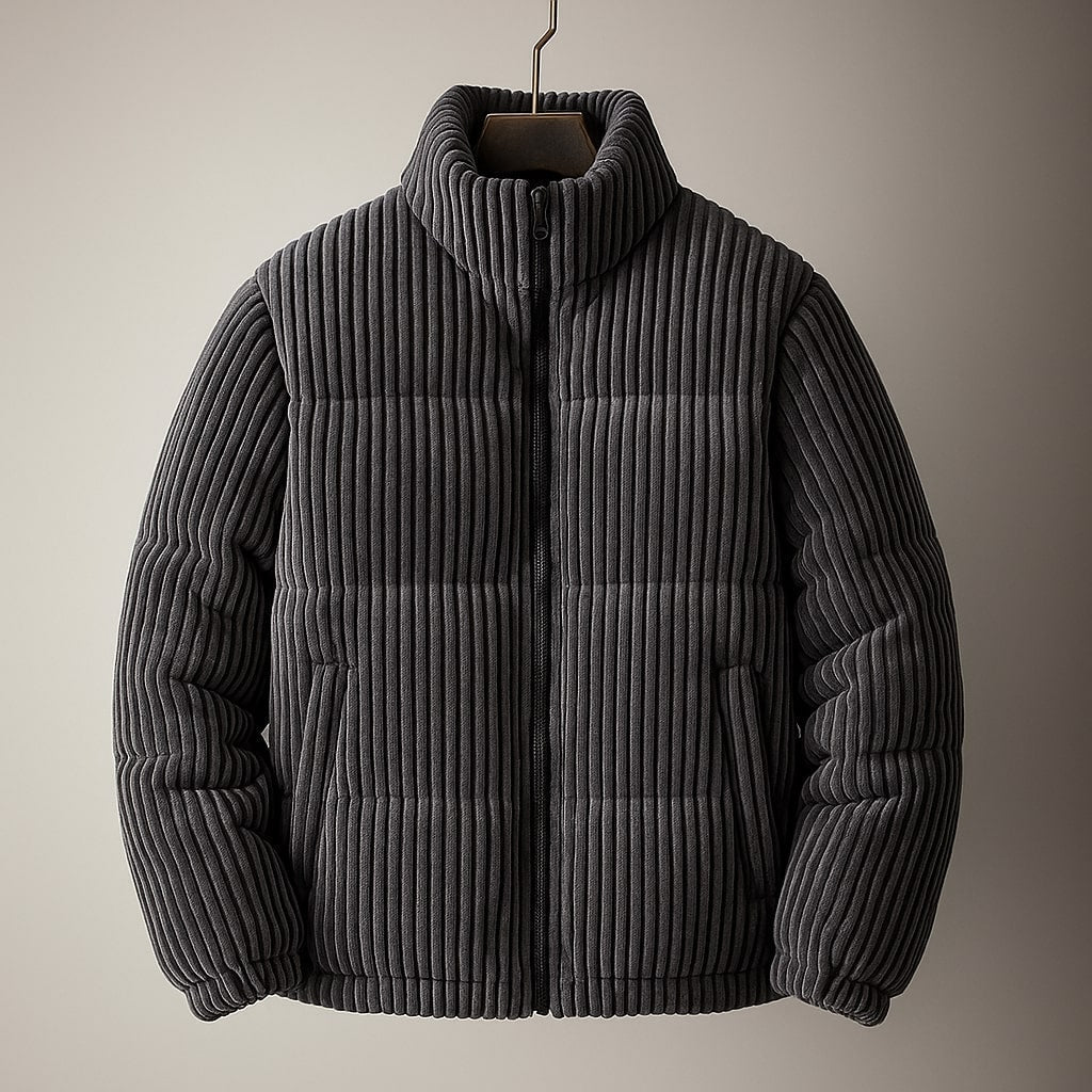 Evander Corduroy Puffer Jacket