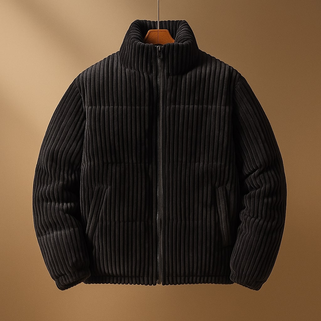 Evander Corduroy Puffer Jacket
