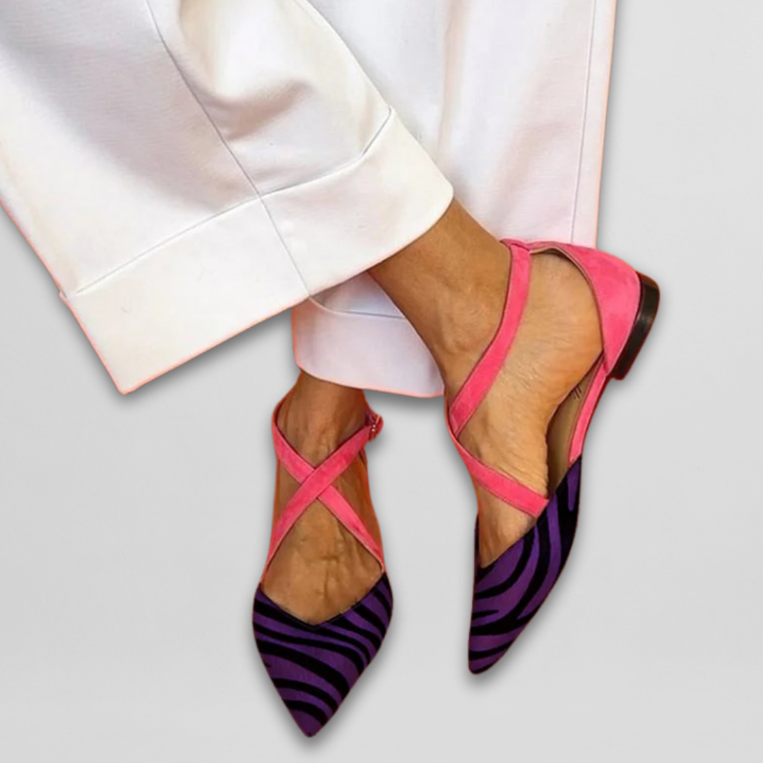 Élise™ | Ballet Flats with Straps