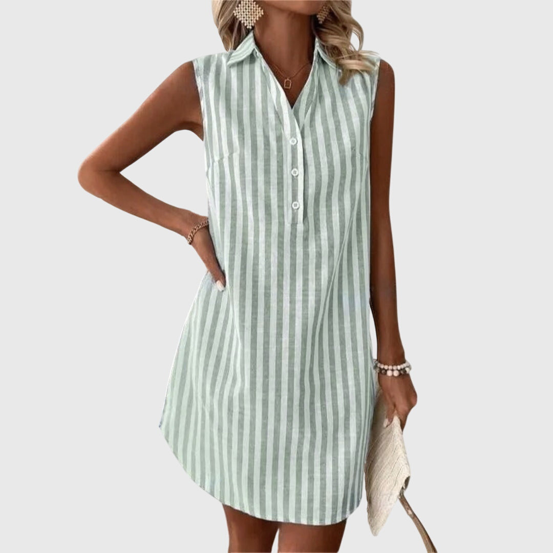 LYRA | STRIPED SHIRT DRESS