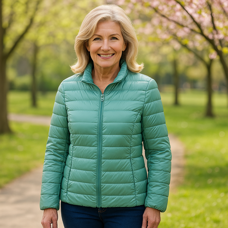 Ulla Lightweight Transitional Jacket | Mint Green
