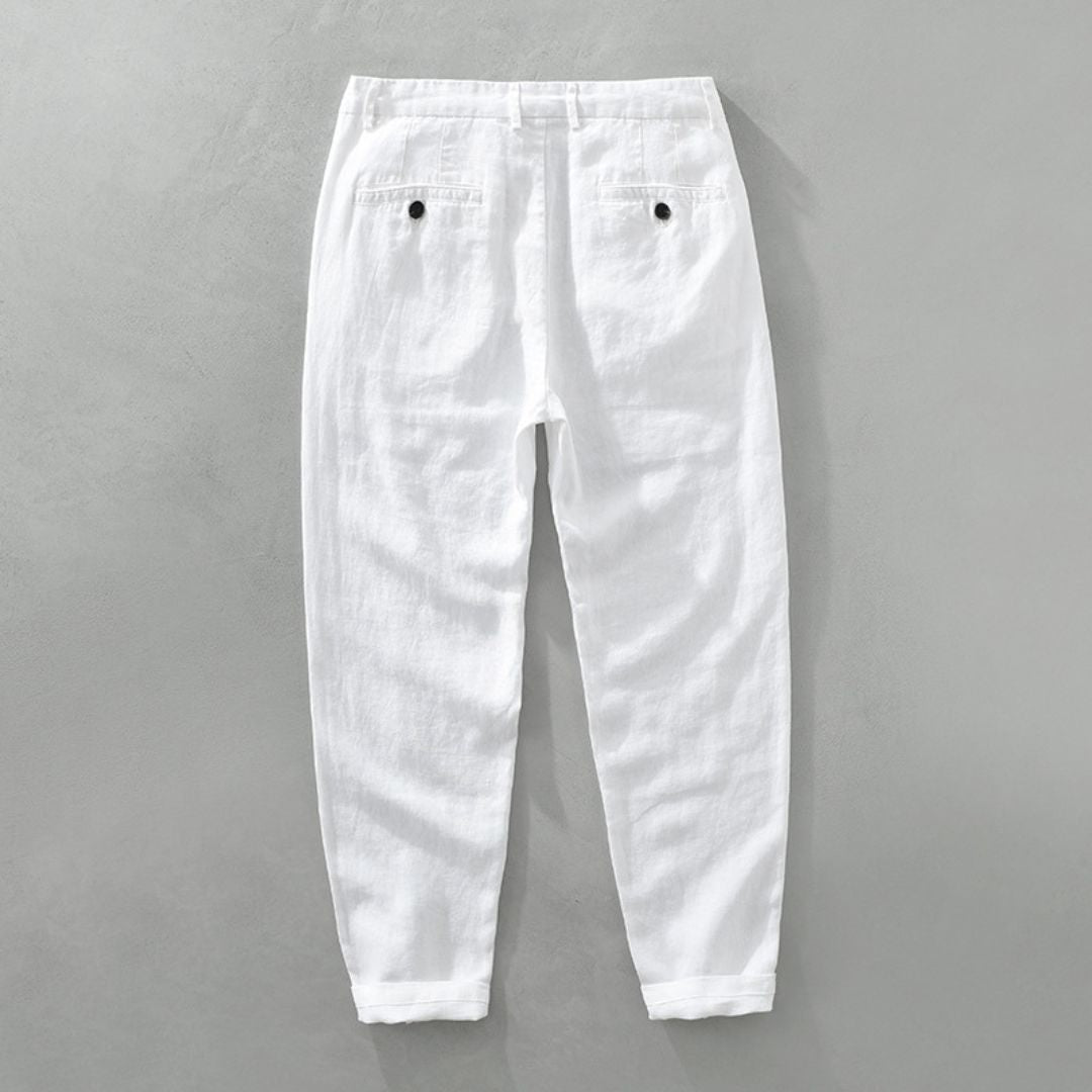 Rafael Linen Tapered Trousers