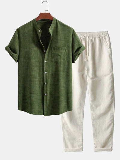 Essential Linen Shirt & Trousers Set