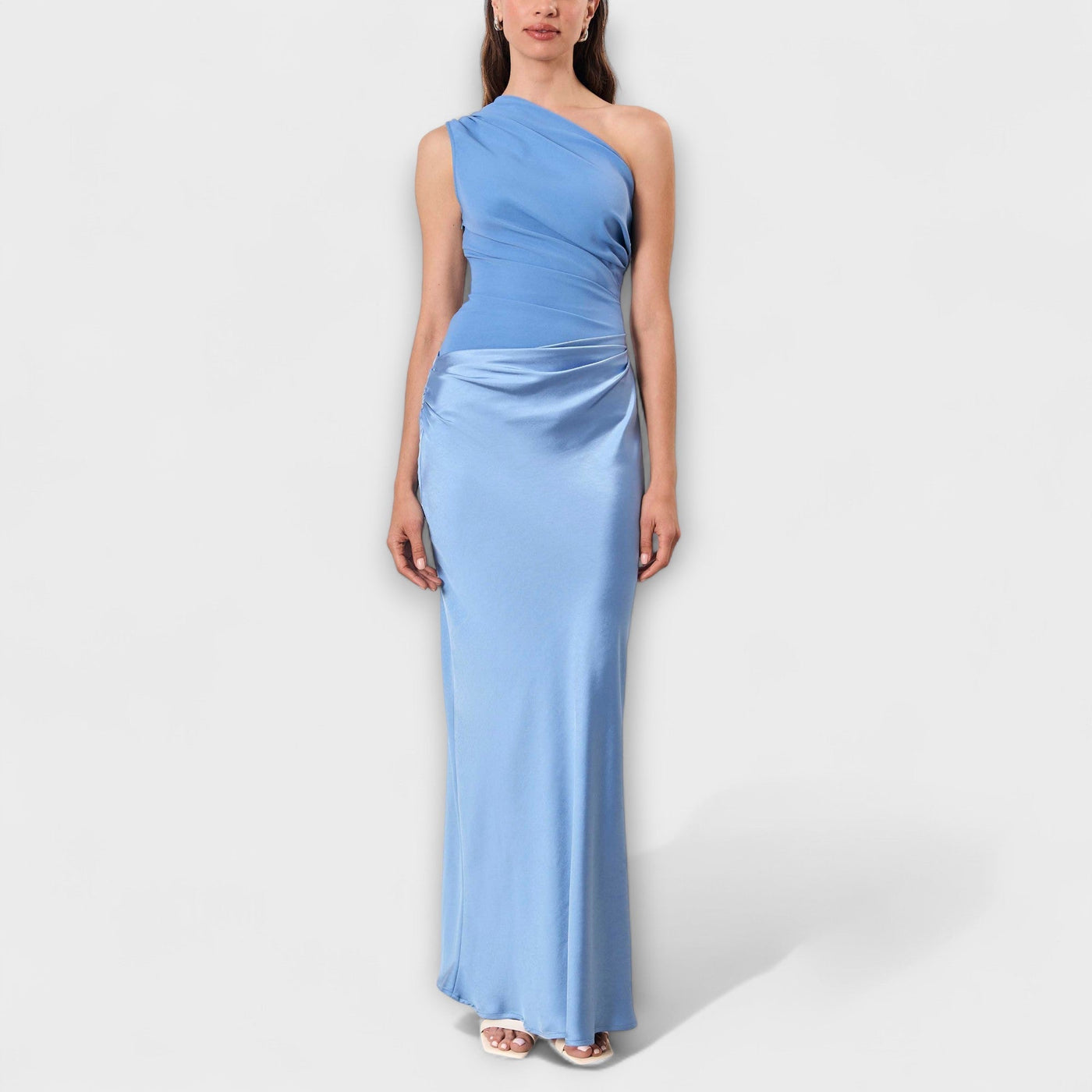 Levana – One-Shoulder Pleated Dress