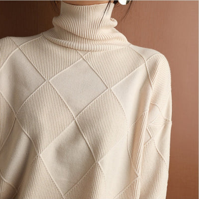 Martha - Diamond Knit Sweater