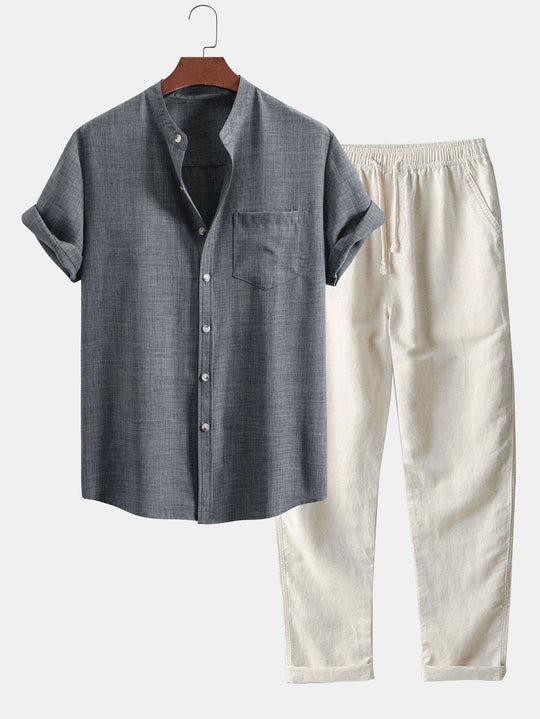 Essential Linen Shirt & Trousers Set