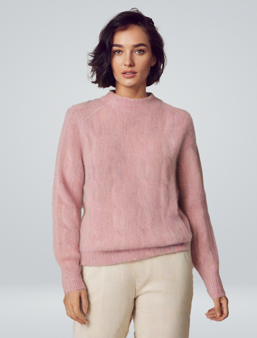 Jocelyne | Elegant Melange Wool Sweater