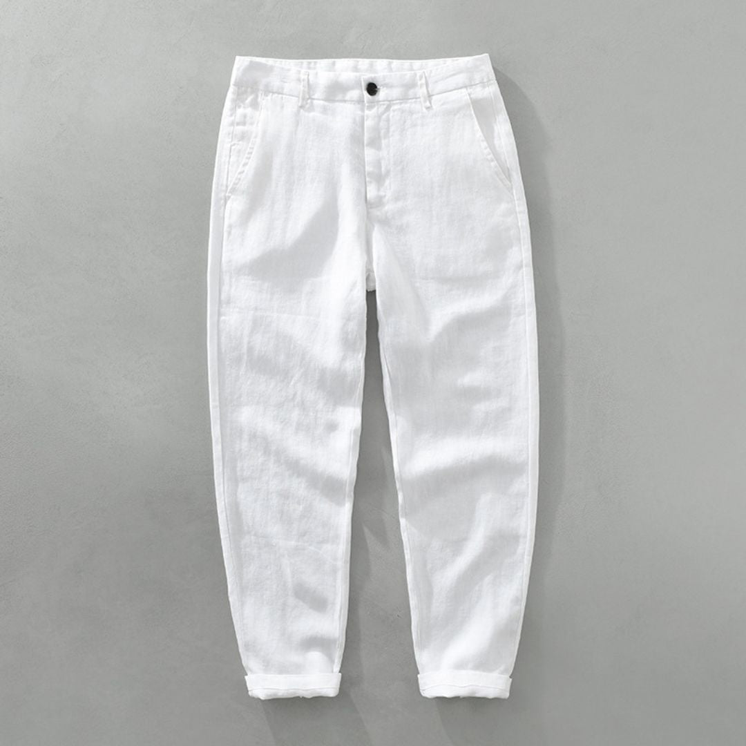 Rafael Linen Tapered Trousers