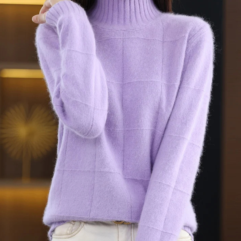 Jasmine - Windproof Turtleneck Sweater
