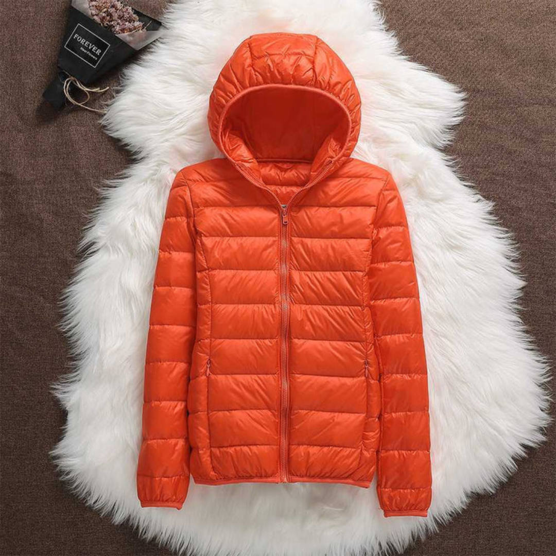 Metta Padded Jacket | Orange