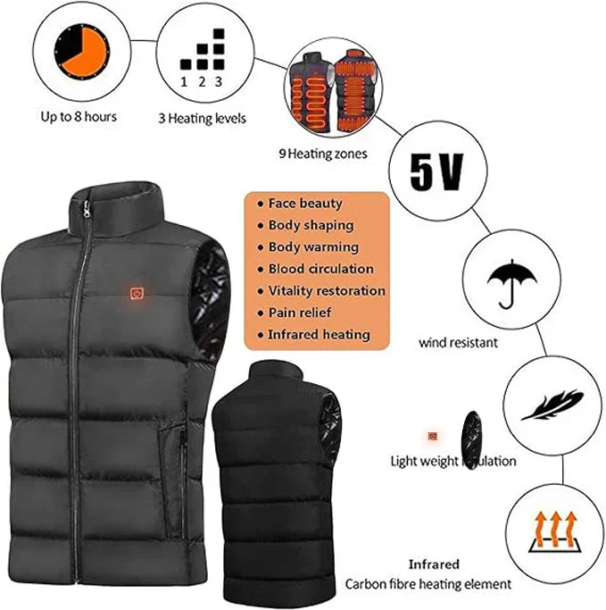 Unisex Warming Heated Vest
