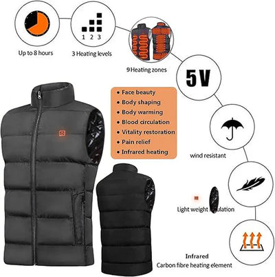 Unisex Warming Heated Vest