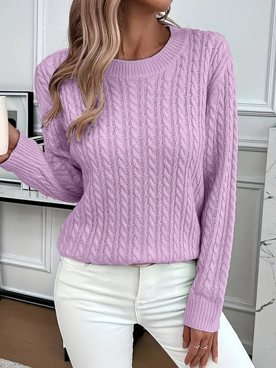 Bernila – Ladies' Cable Knit Jumper