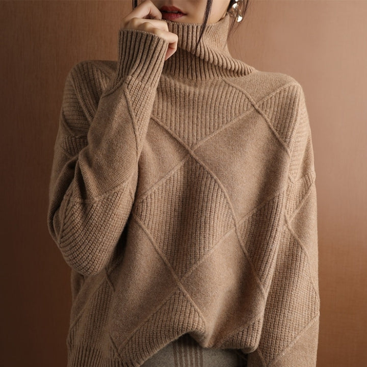Martha - Diamond Knit Sweater