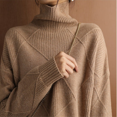 Martha - Diamond Knit Sweater