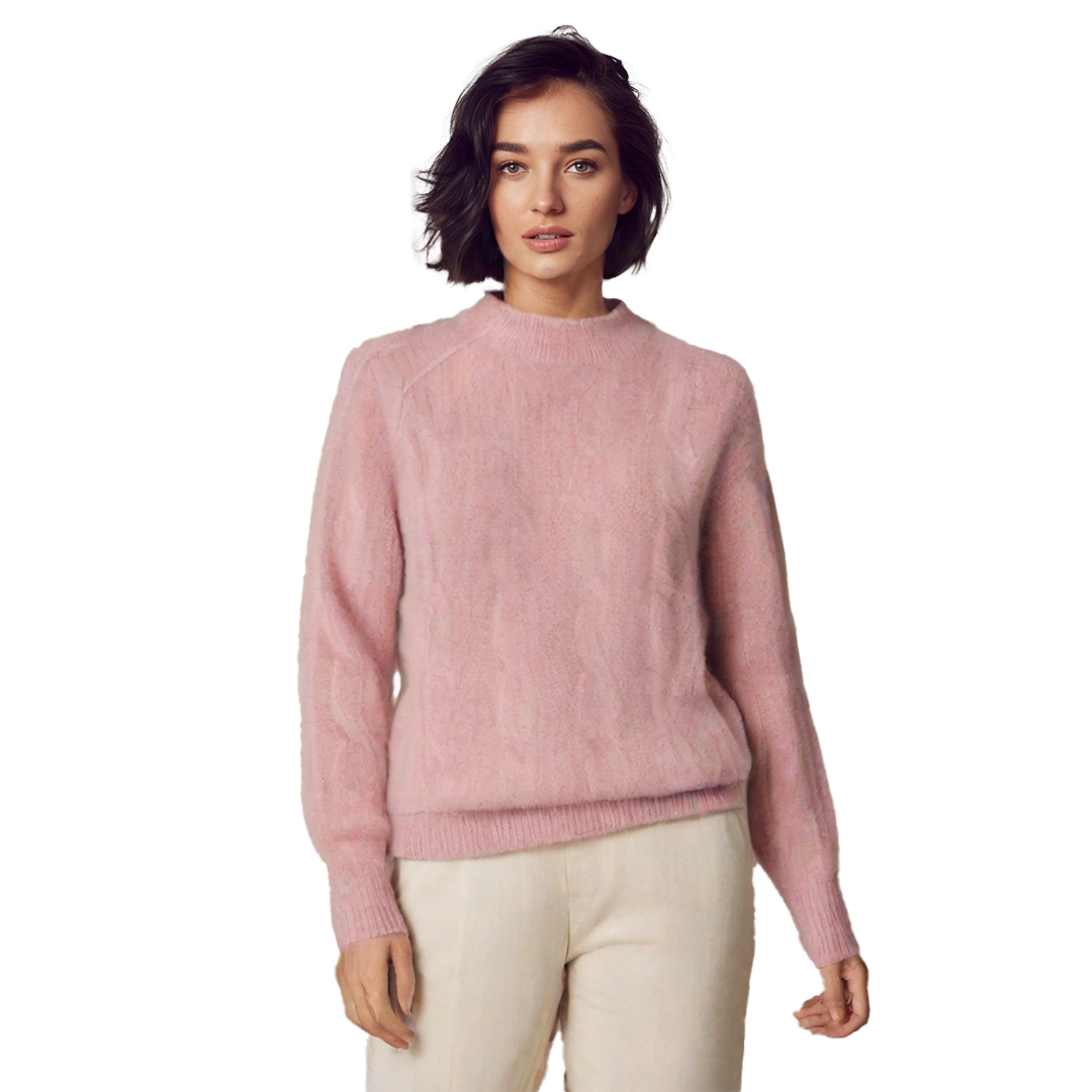 Jocelyne | Elegant Melange Wool Sweater