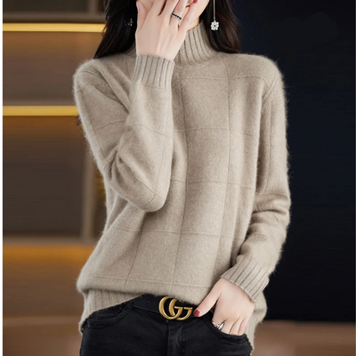 Jasmine - Windproof Turtleneck Sweater